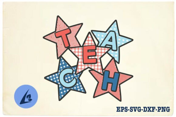 4th of July Teacher SVG for Crafts & Graphics