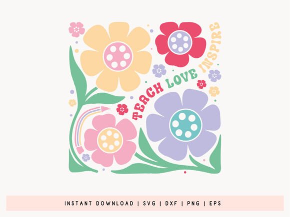 Boho Teacher Graphics for Crafts & Blogs