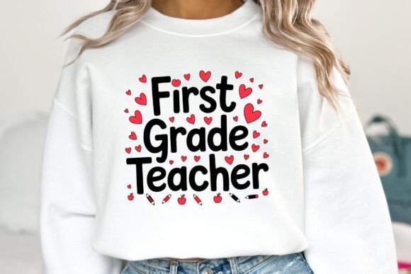 First Grade Teacher SVG: Graphics for Crafts