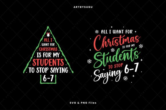 Funny Teacher Christmas 67 SVG: Graphics for Crafts