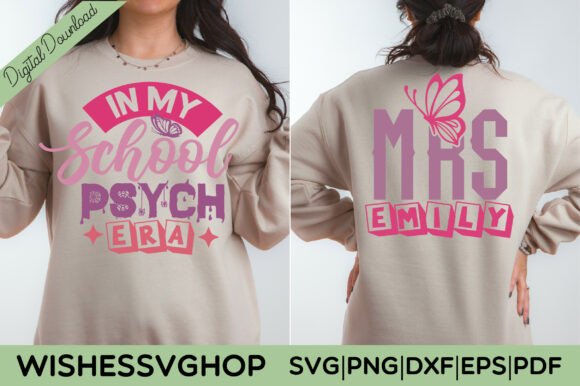 In My School Psych Era SVG PNG: Graphics for Crafts
