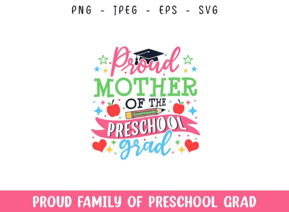 Proud Mother Grad SVG: Graphics for Crafts
