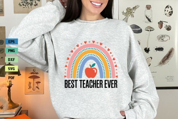 Rainbow Graphics for Crafts: Teacher SVG Review