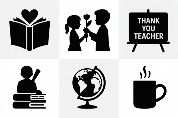 Reviewing the Teacher Appreciation Icons SVG Bundle