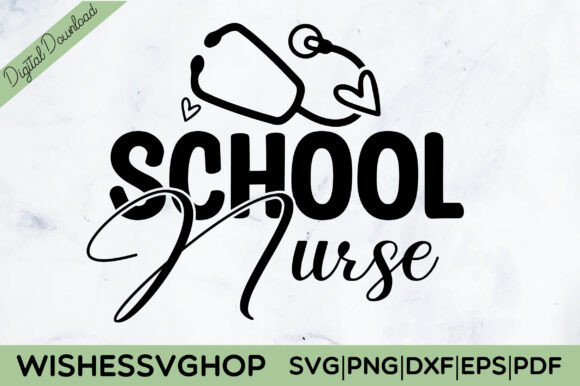 School Nurse SVG PNG: Graphics for Crafts