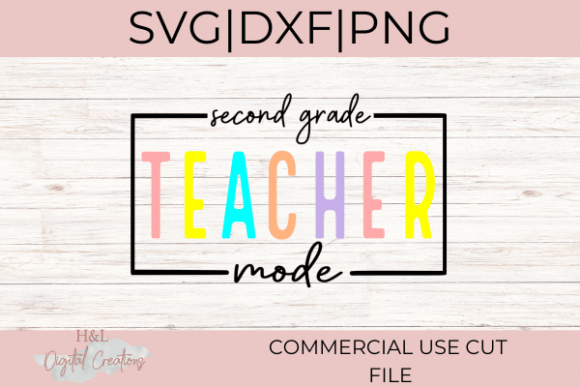 Second Grade Teacher Mode Svg: Graphics for Crafts