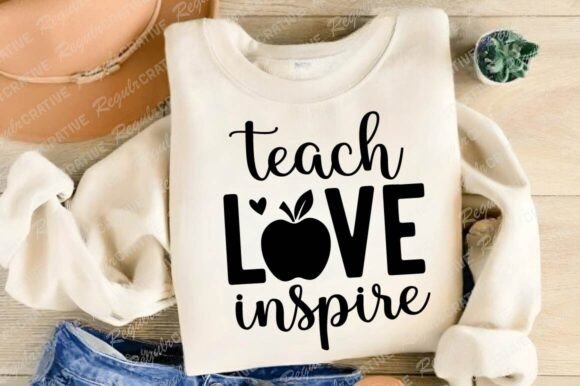 Teach Love Inspire SVG: Graphics for Crafts