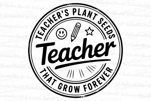 Teacher s Plant Seeds Svg: Graphics for Crafts