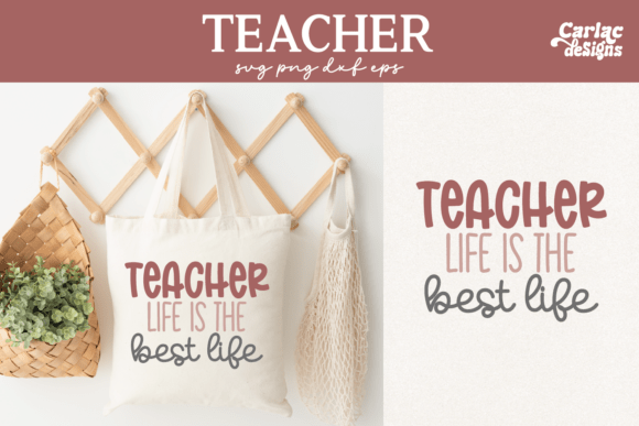 Teacher Tote Bag SVG: Elevate Crafts & Graphics
